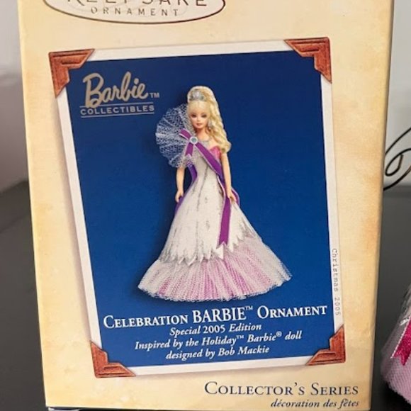 Barbie Holiday Barbie Hallmark Keepsake Ornament Collectors Series